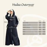 Hudaa Outerwear - Nunha OnlinenNH-J-HUDA-BLK-FS