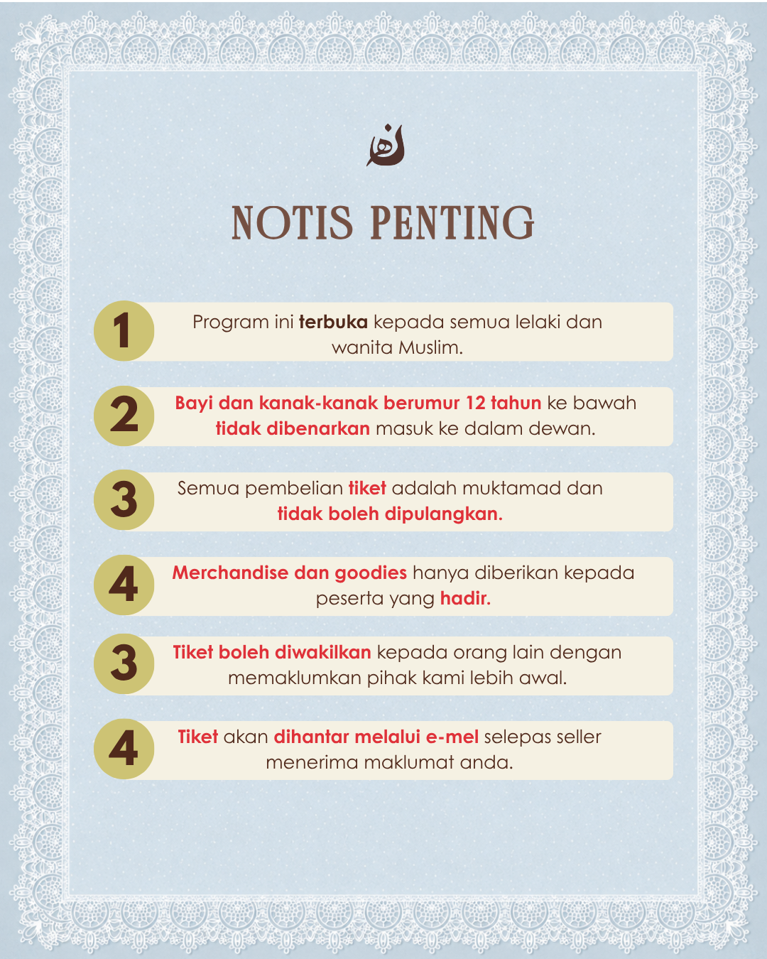 Ticket Nunha Event