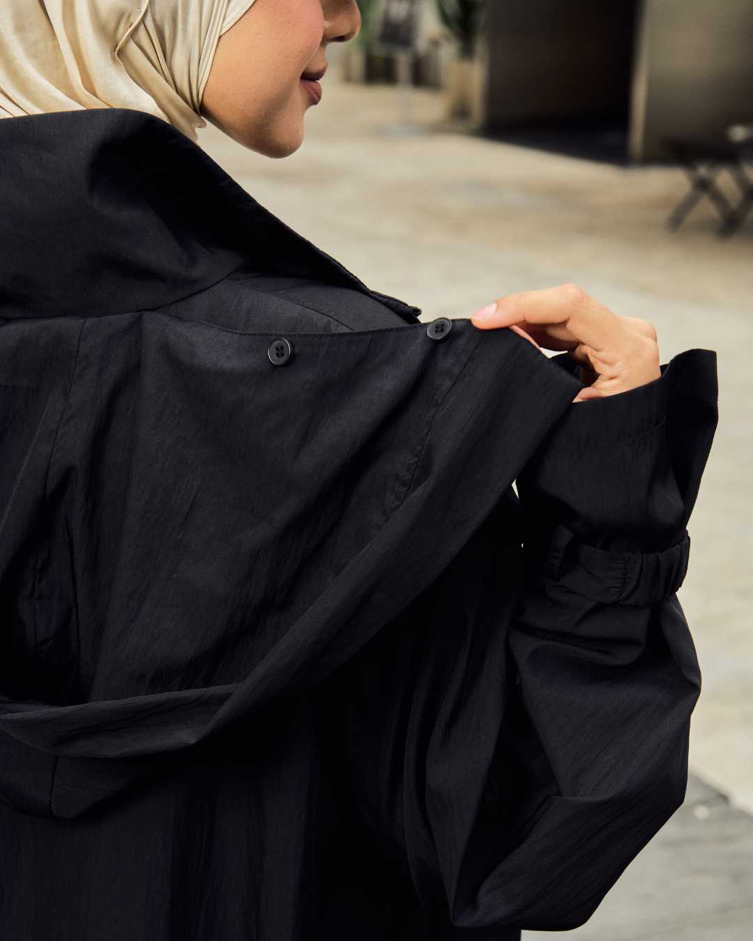 Hudaa Outerwear - Nunha OnlinenNH-J-HUDA-BLK-FS