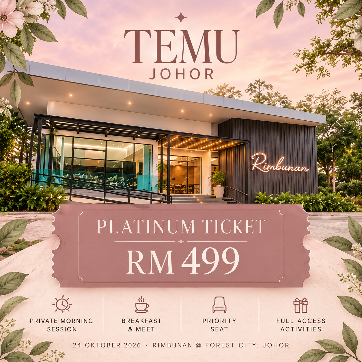 TEMU Johor 2026 - Platinum Ticket
