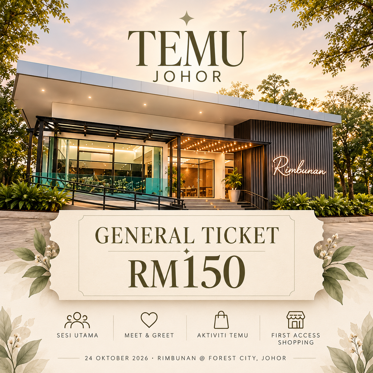 TEMU Johor 2026 - General Ticket