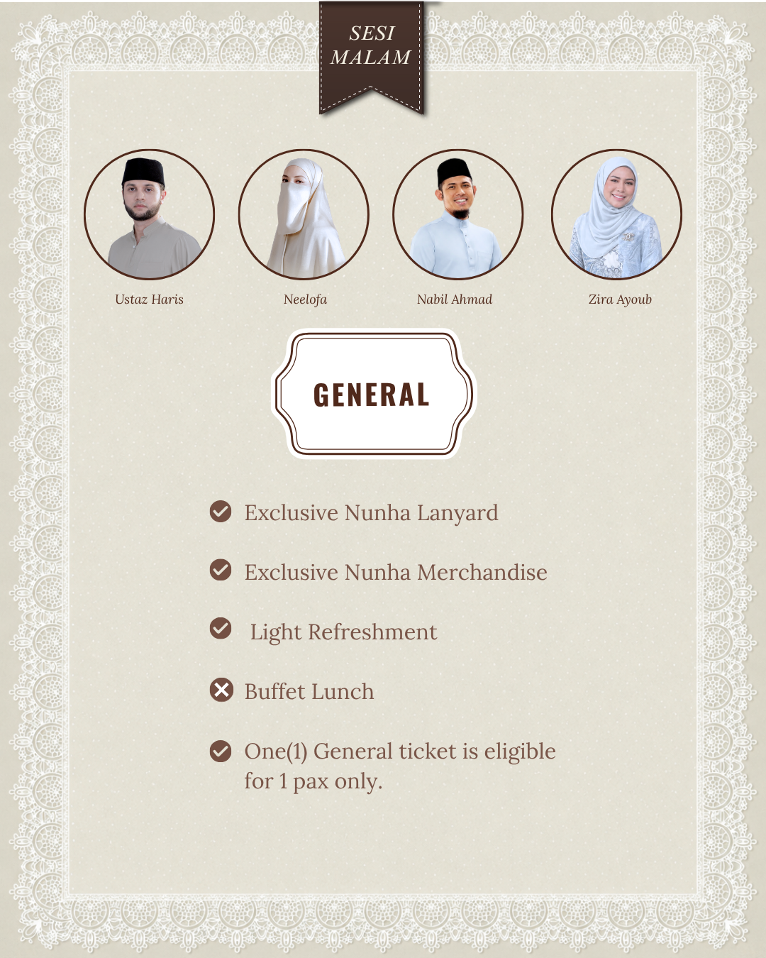 Ticket Nunha Event