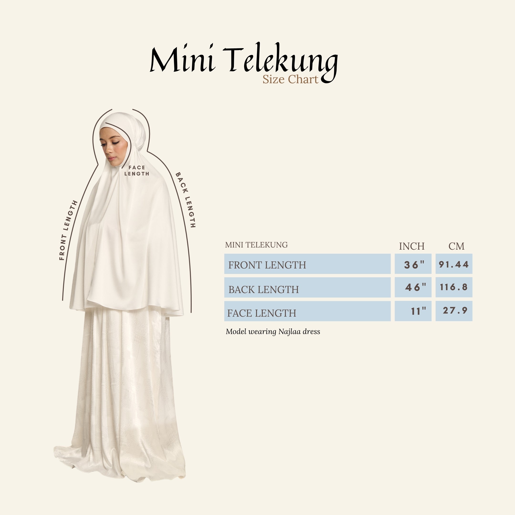Nunha Mini Telekung
