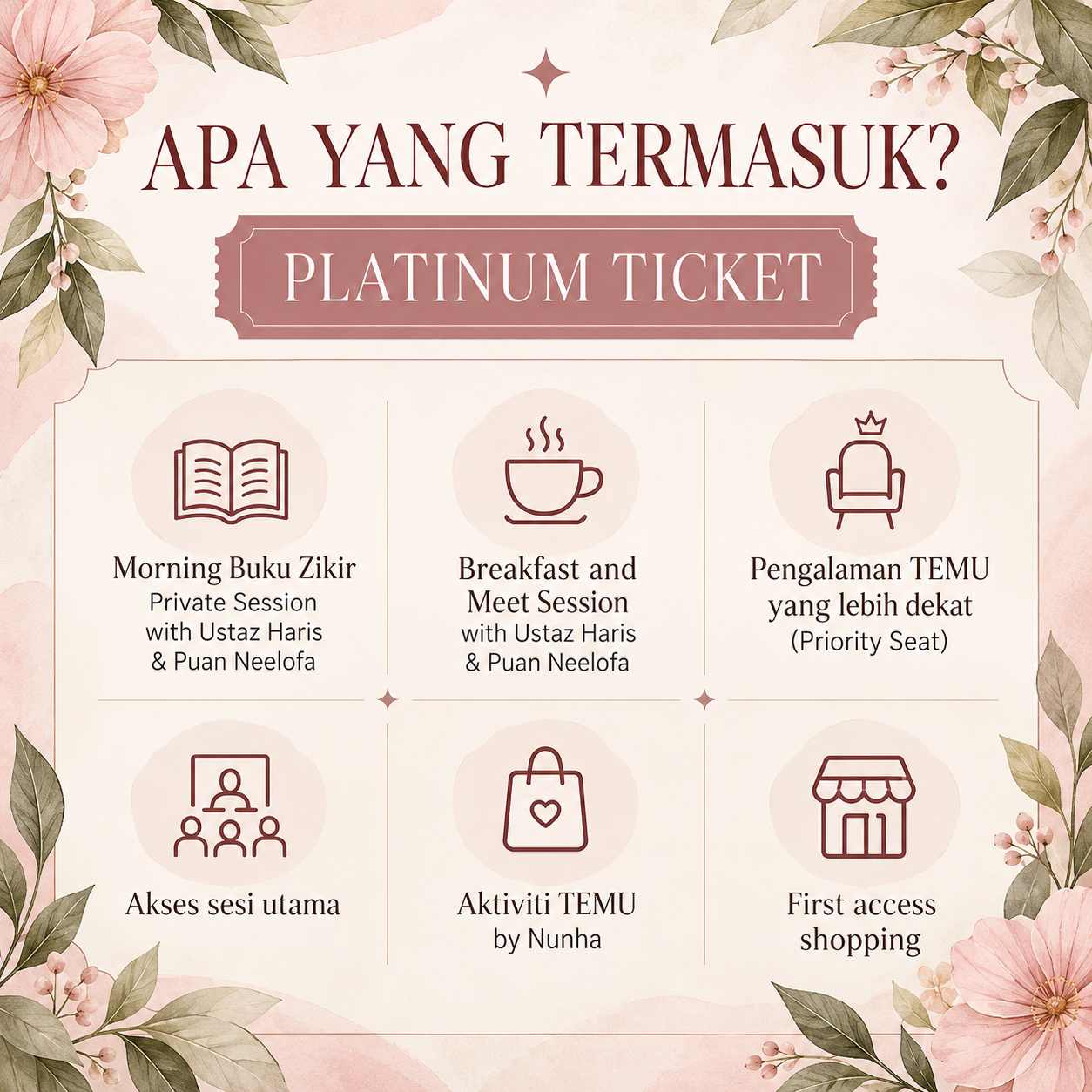 TEMU Johor 2026 - Platinum Ticket